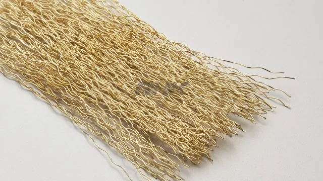 ขนลวดเหล็กชุบทองเหลือง - Brass Coated Steel Wire