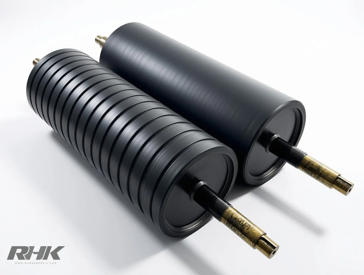 งานหล่อลูกกลิ้งและแผ่นยางอุตสาหกรรม RUBBER COATED ROLLER AND RUBBER SHEET