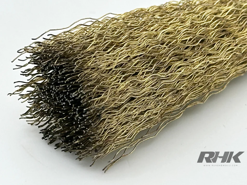 ขนลวดเหล็กชุบทองเหลือง Brass Coated Steel Wire