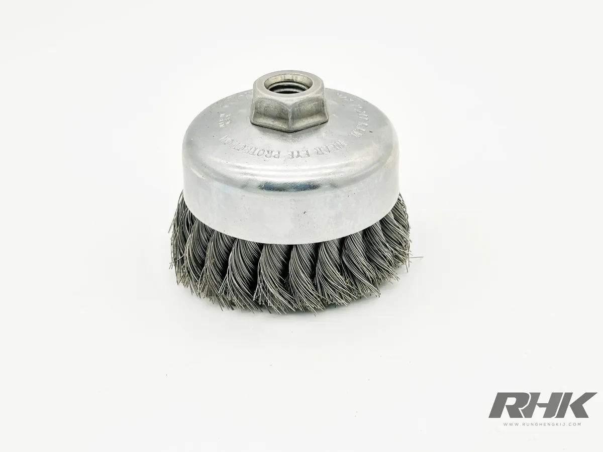 แปรงลวดถ้วย Crimped Wire Cup Brushes