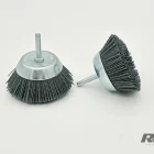 แปรงลูกถ้วยขนไนล่อนมีสารขัด Abrasive nylon brush deburring