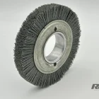 แปรงล้อขนไนลอนผสมสารขัด Abrasive brush deburring