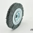 แปรงล้อขนไนลอนผสมสารขัด Abrasive brush deburring
