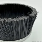 แปรงแถบทรงรูปถ้วยขนไนลอนสีดำ Cup-shaped strip brush