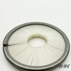แปรงจาน ขนไนลอนสีขาวด้านใน Disk Brush