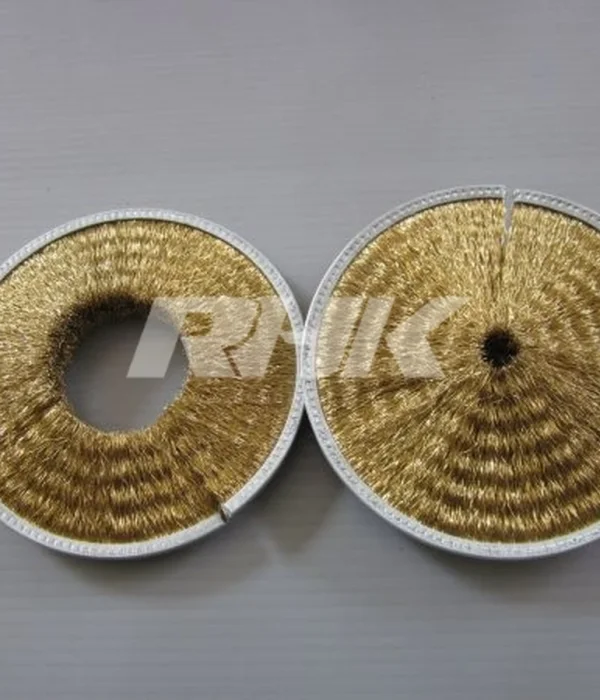 แปรงจานลวดทองเหลือง Brass wire dish brush